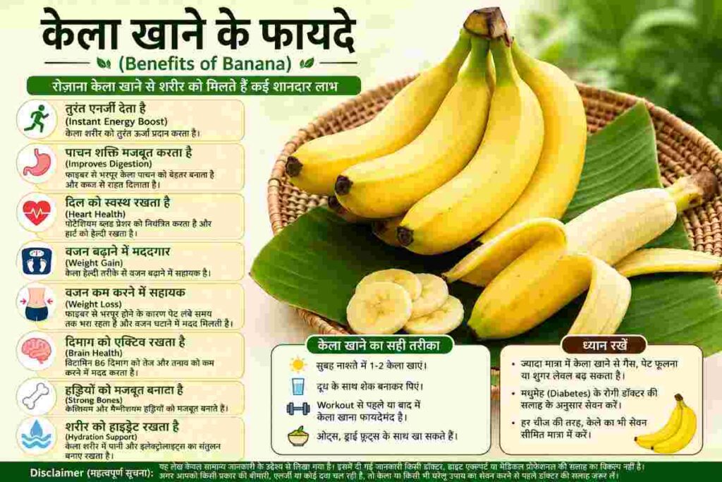 केला खाने के फायदे